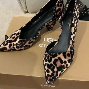 Leopard print heels